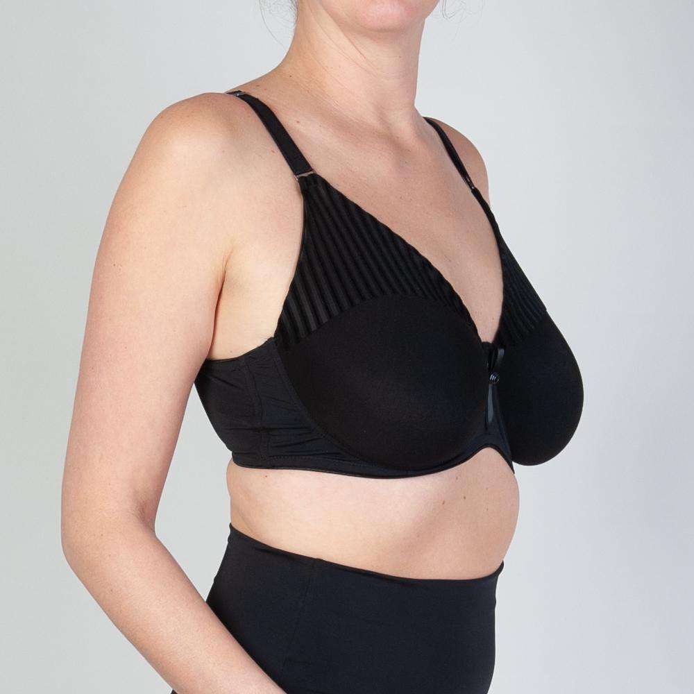 OPAL Velour Spacer Flexy wire Swim Bra Black by OMNIA – OMNIA paratus